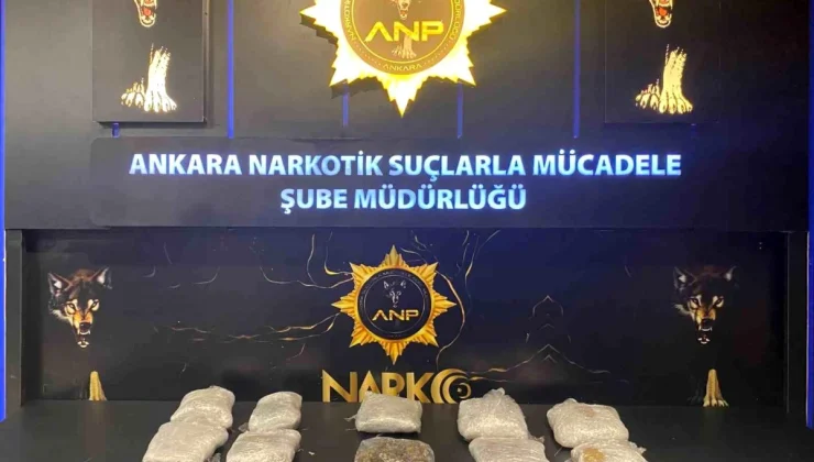 Ankara’da NARKOGÜÇ Operasyonunda 10 Kilogram 600 Gram Esrar Ele Geçirildi